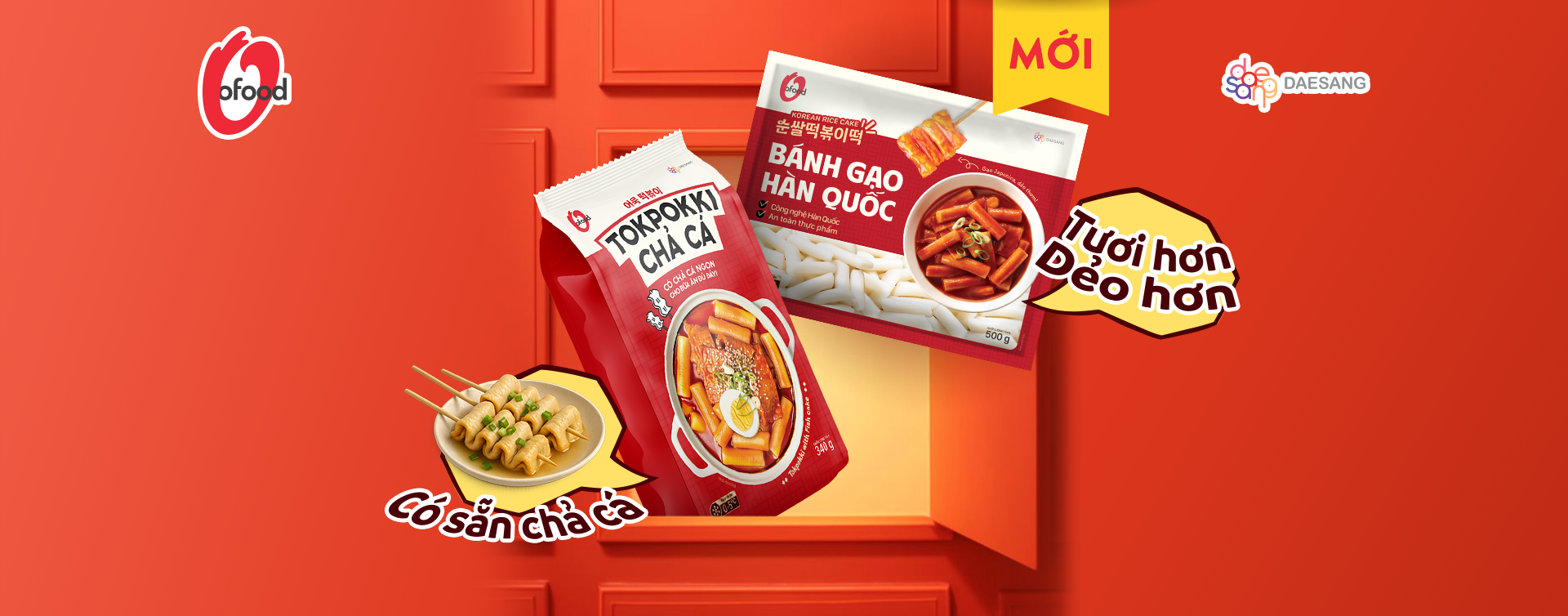 RA MẮT DÒNG BÁNH GẠO MỚI TỪ O’FOOD