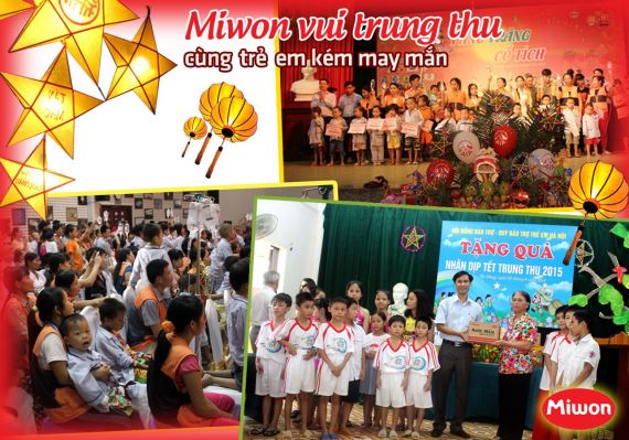 Miwon vui trung thu cùng trẻ em kém may mắn