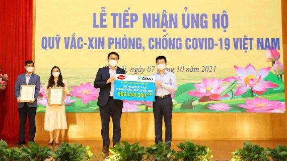 MIWON VIỆT NAM ỦNG HỘ 500 TRIỆU CHO QUỸ VẮC XIN PHÒNG CHỐNG COVID 19