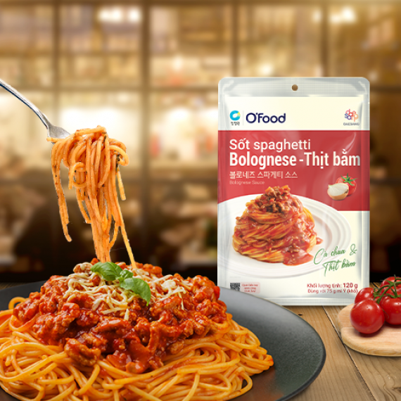 SỐT SPAGHETTI BOLOGNESE THỊT BẰM - VỊ NGON TỪ THỊT THẬT VÀ SỐT CÀ CHUA TƯƠI