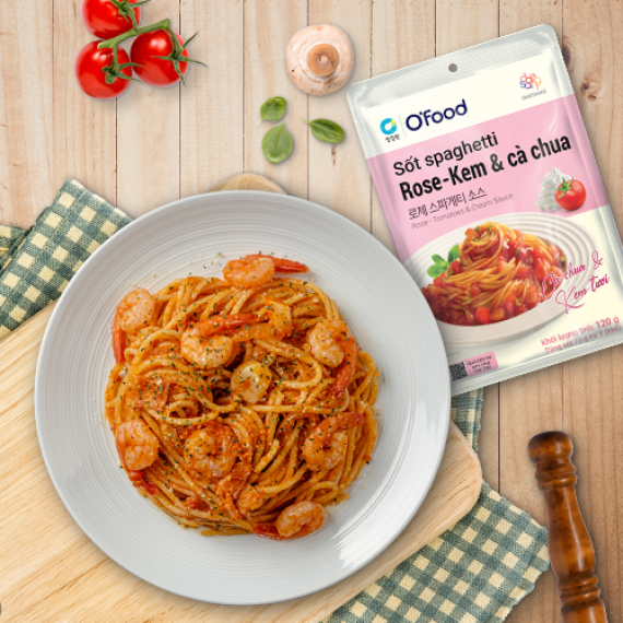 SỐT SPAGHETTI ROSE KEM CÀ CHUA - VỊ NGON THƯỢNG HẠNG ĐẲNG CẤP Ý