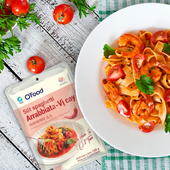 SỐT SPAGHETTI ARRABBIATA VỊ CAY - THƠM NGON CHUẨN