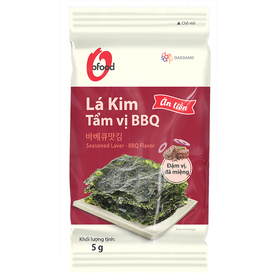Lá kim tẩm vị BBQ